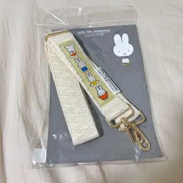 미피 70주년 스트랩 자카드 멀티 숄더