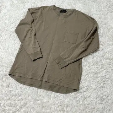 [ c5574 ] SLICK 티셔츠 긴팔 카키 캐주얼