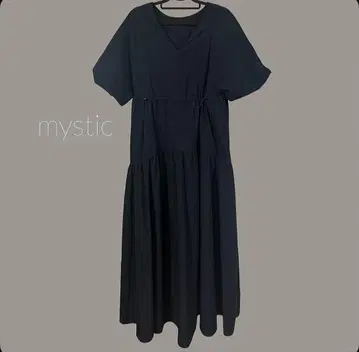mystic 드로스트 개더 원피스 size2