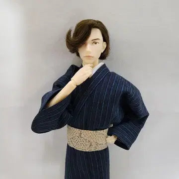 인형용 남성 여름 기모노 1/6 남자 도감 나인 사이즈 핸드메이드