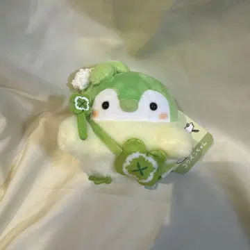 코우펜쨩 흰토끼풀 행복 네잎클로버 마스코트