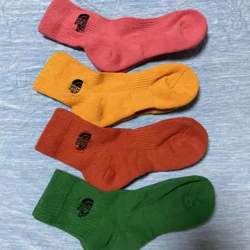 THE NORTH FACE 컬러풀 양말 4족 세트 S 23-25cm 5