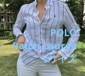 주말 세일 POLO 폴로 랄프로렌 릴랙스 핏 스트라이프 린넨 셔츠