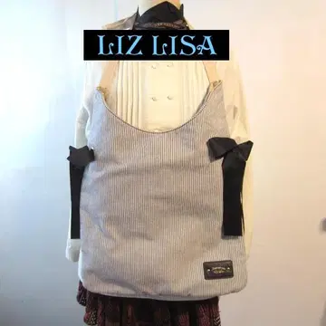 LIZ LISA / 리즈리사 스트라이프 퀼팅 숄더백 (부속품: 더스트백)