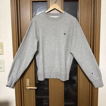 Champion 그레이 크루넥 맨투맨 X-LARGE