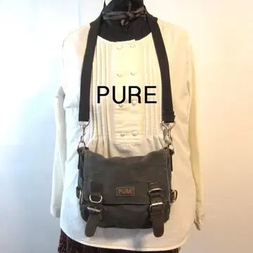 새상품급 PURE 헴프 코튼 사코슈 숄더백 2WAY