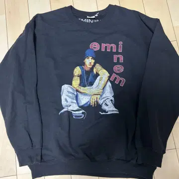 Eminem 에미넴 스웨트 셔츠 블랙 구제 의류 40 사이즈 2018