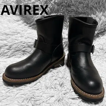 AVIREX 아비렉스 가죽 엔지니어 부츠 US6 24cm 천연 가죽