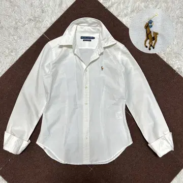 POLO RALPH LAUREN 포니 자수 옥스퍼드 셔츠 화이트