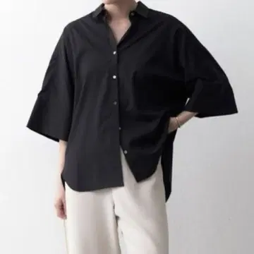 [새상품급] 갈리아르다갈란테 워셔블 하프 슬리브 셔츠 오버사이즈