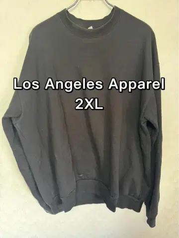 로스앤젤레스 어패럴 맨투맨 블랙 2XL 사이즈 Los Angeles