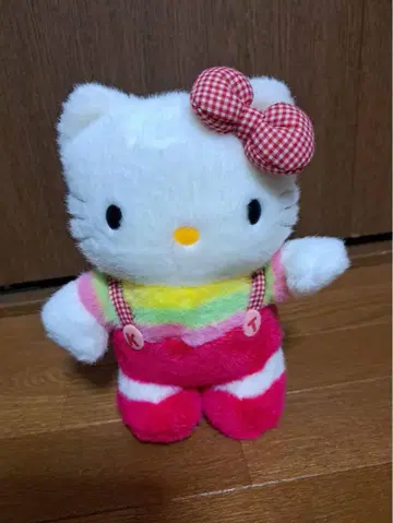 헤이세이 레트로 헬로키티 봉제 인형 자립형