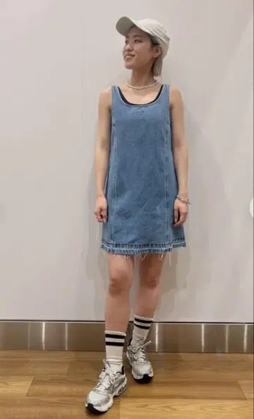 GAP 울트라 소프트 데님 미니 원피스