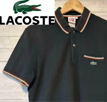 새상품급 LACOSTE 블랙 피케 셔츠