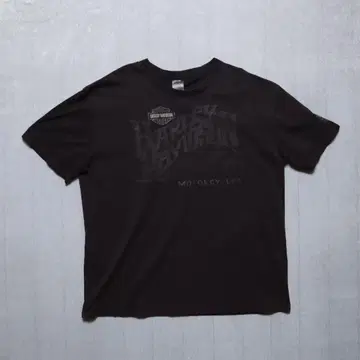 Harley-Davidson 2325 구제 T셔츠 XL 크림슨