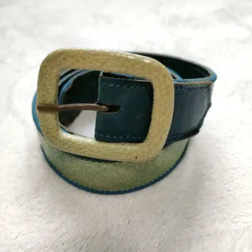 Dries Van Noten 벨트 가죽 그린