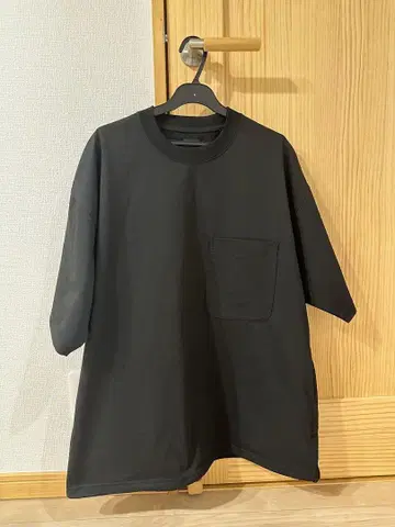 daiwapier39 24ss 포켓 크루 티셔츠 블랙