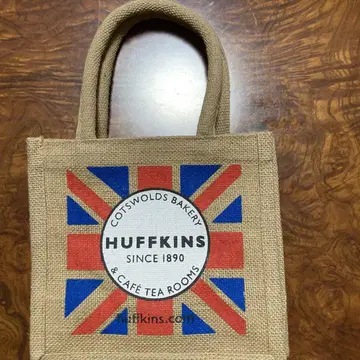 HUFFKINS 백 영국 국기 패턴