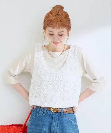 B.C STOCK 레이스 탱크 포함 5부 소매 리브 풀오버