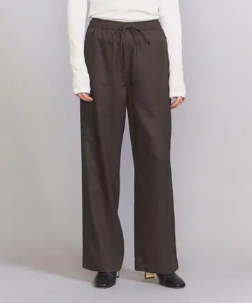 BEAUTY&YOUTH UNITED ARROWS 와이드 팬츠 S 흑먹색