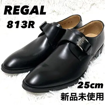 미사용 새상품 REGAL 리갈 싱글 몽크 가죽 비즈니스 슈즈 25