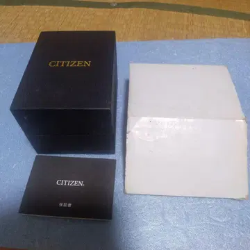 CITIZEN 시계용 케이스와 보증서