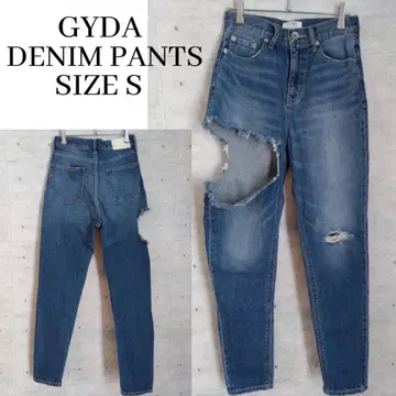 GYDA 제이다 데님 팬츠 블루 사이즈 S 캐주얼 여성용