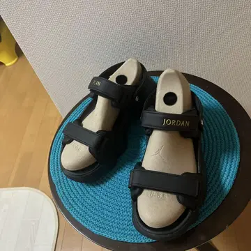 JORDAN 블랙 스포츠 샌들