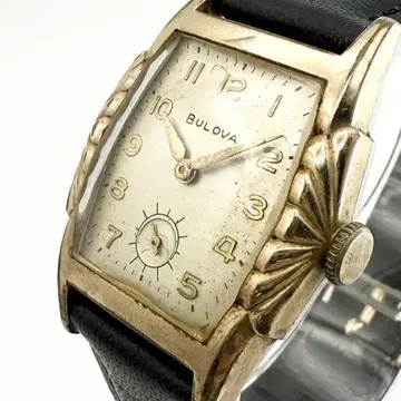 [작동] BULOVA 수동 와인딩 시계 10K 빈티지 골드 남성용