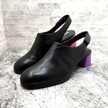 컨디션 최상 캠퍼 트윈 스트랩 샌들 24 뮬 블랙