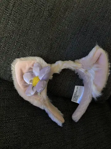 리나벨 고양이 귀 머리띠 꽃 장식 포함