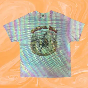 GRATEFUL DEAD 타이다이 T셔츠 퍼플 그린 1801
