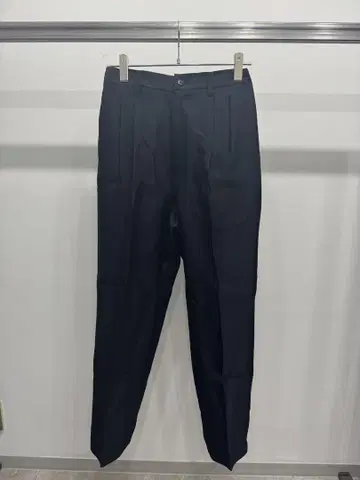 SSSTEIN DOUBLE WEAVE TWO TUCK TROUSERS