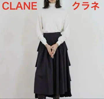 새상품급 clane 클라네 더블 페이스 플리츠 스커트