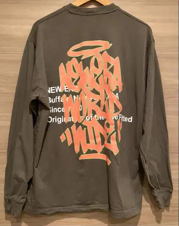 NEWERA 긴팔 티셔츠 그래피티 프린트 L 사이즈
