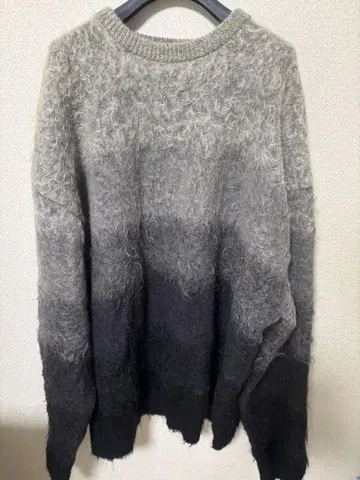 YOKE GRADATION 모헤어 KNIT PULL OVER 모헤어