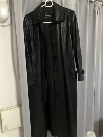 가죽 코트 (블랙)