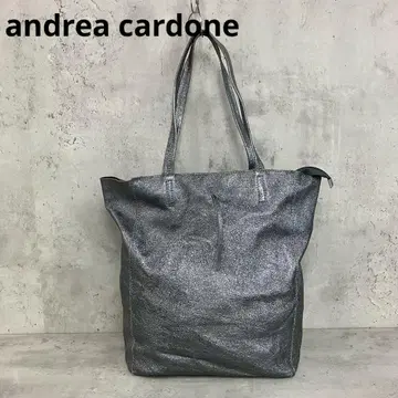 andrea cardone 안드레아카르도네 메탈릭 가죽 토트백