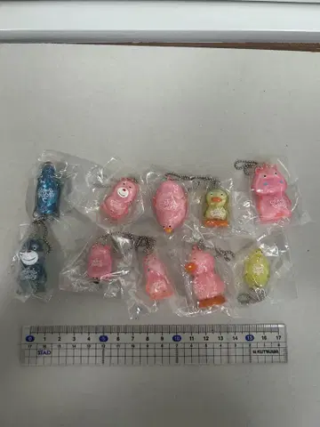 스퀴즈 워터 젤 스트랩 키링 모음 헤이세이 레트로