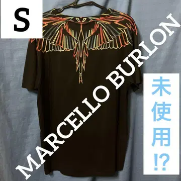 MARCELLO BURLON 블랙 T셔츠