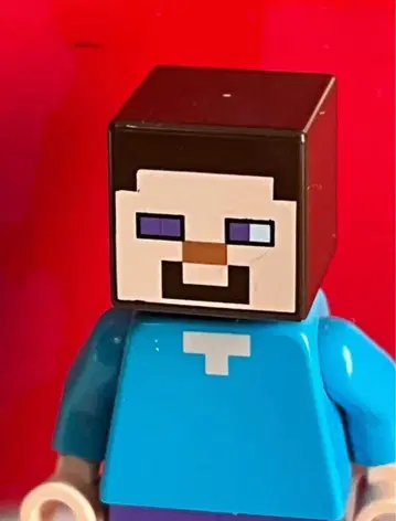 레어 LEGO 스티브 미니피겨 에러품