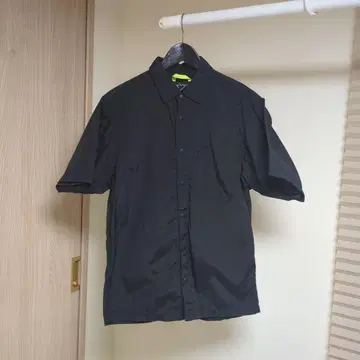 MANASTASH 반팔 나일론 셔츠 M 블랙