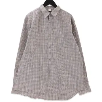 OVY Cotton Poplin Pin Check Wide Shirts