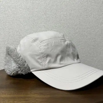 [무인양품] MUJI 라이트 그레이 귀마개 플라이트 제트 캡