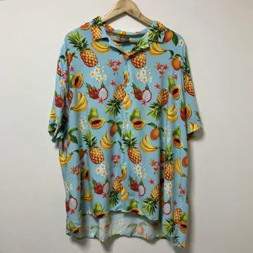 asos 아소스 과일 여름 후르츠 패턴 알로하 셔츠