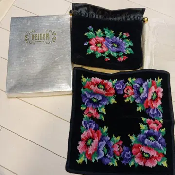 FEILER 꽃무늬 복조리 & 손수건