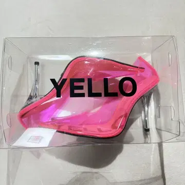 YELLO 클리어 펌프스 M 핑크 하이힐