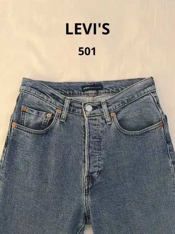[ LEVI'S ] 501 스트레이트 데님 블루