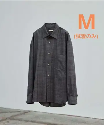 LIDNM Super130s CHECK SHIRT