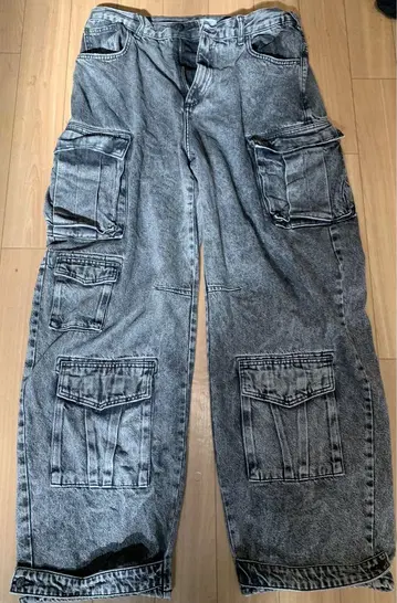 ZARA 유틸리티 카고 데님 팬츠
